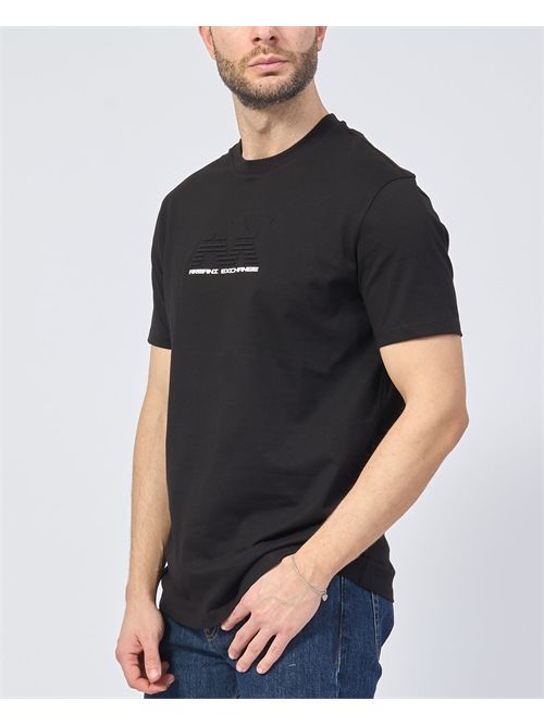 T-shirt nera Armani Exchange regular fit ARMANI EXCHANGE | XM000544-AF10361UC001